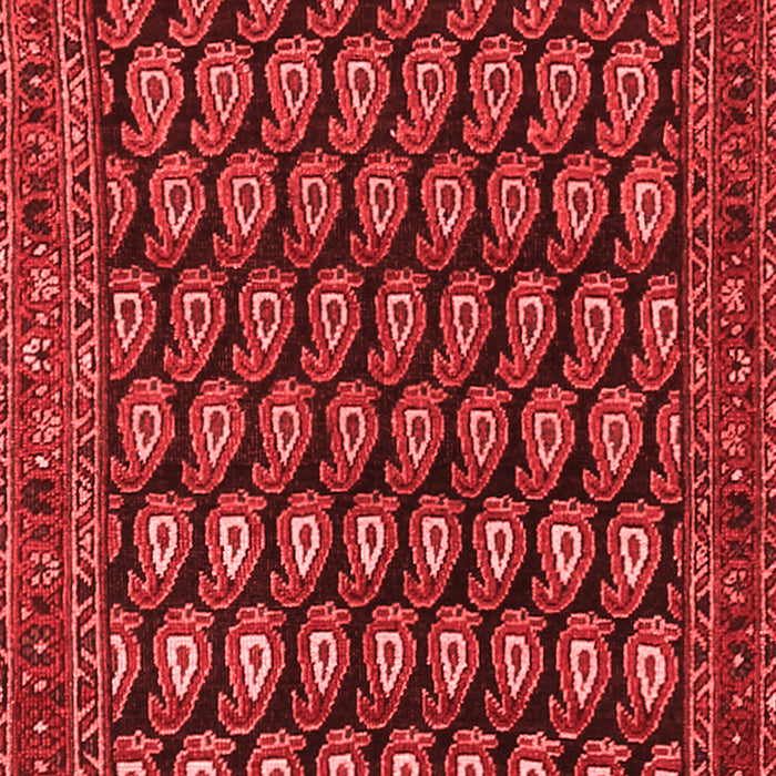 Machine Washable Persian Red Traditional Rug, wshtr1786red