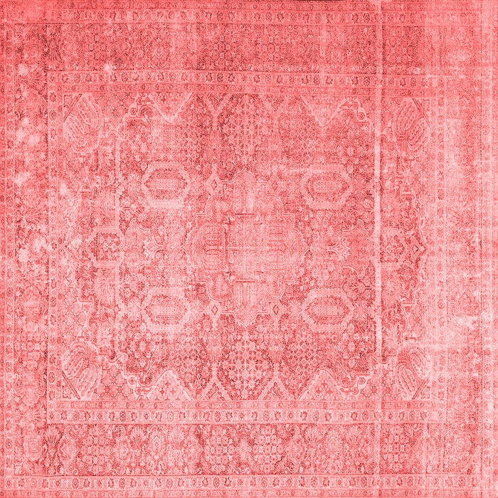 Machine Washable Persian Red Traditional Rug, wshtr1787red