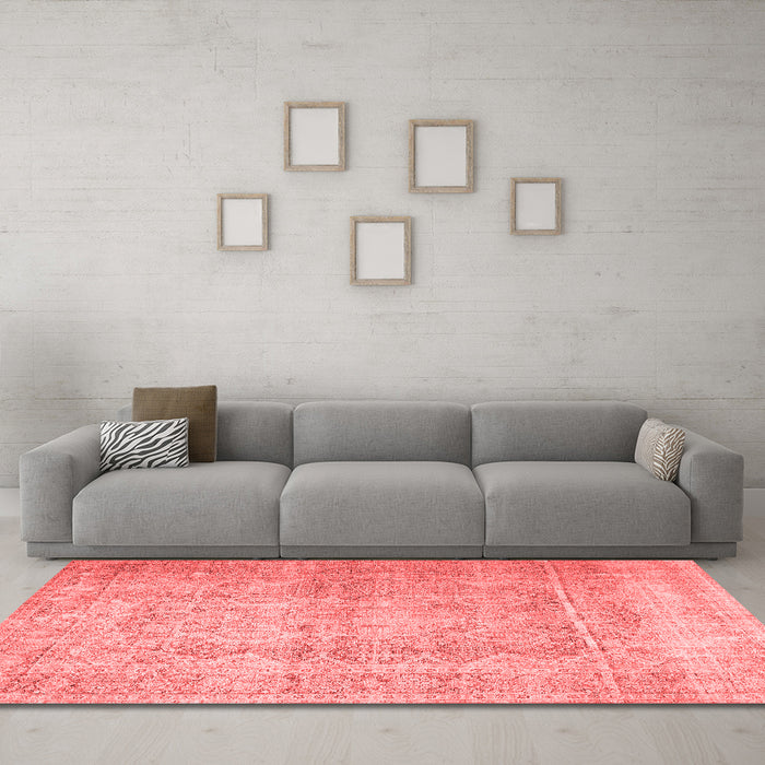 Traditional Red Washable Rugs