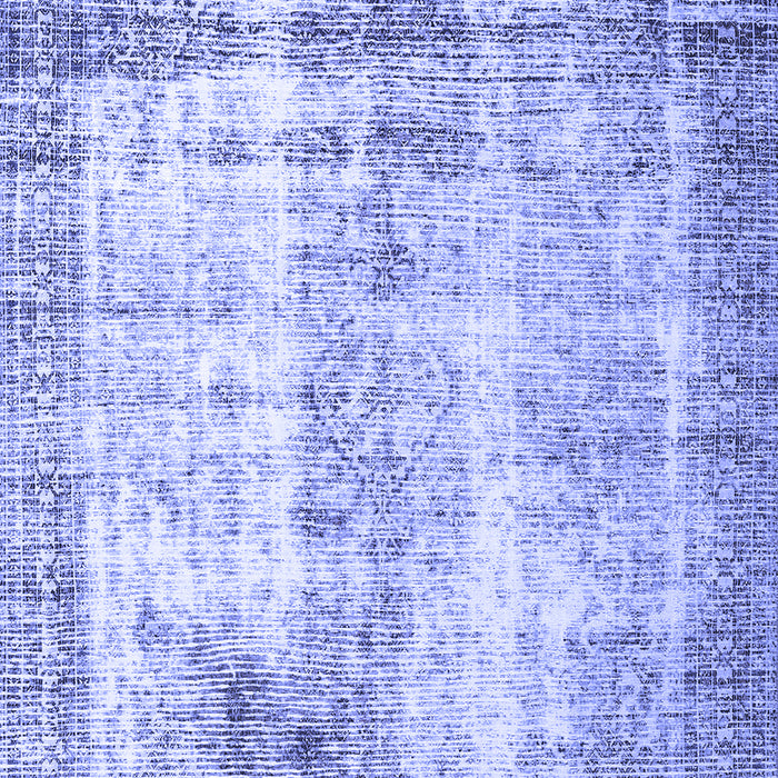 Machine Washable Persian Blue Traditional Rug, wshtr1788blu