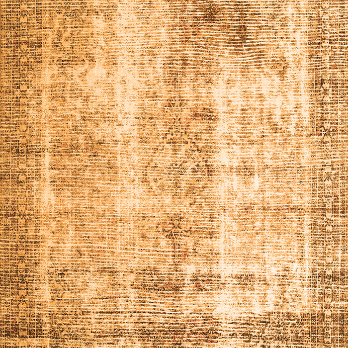 Serging Thickness of Machine Washable Persian Orange Traditional Area Rugs, wshtr1788org