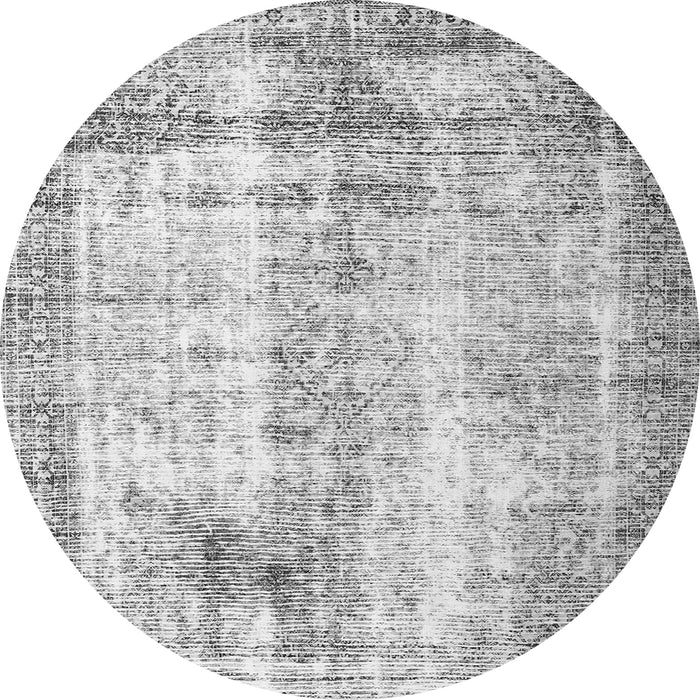 Square Persian Gray Traditional Rug, tr1788gry