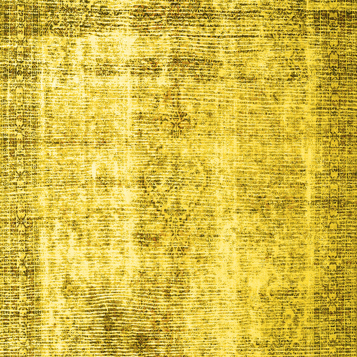 Machine Washable Persian Yellow Traditional Rug, wshtr1788yw