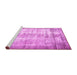 Sideview of Machine Washable Persian Pink Traditional Rug, wshtr1788pnk