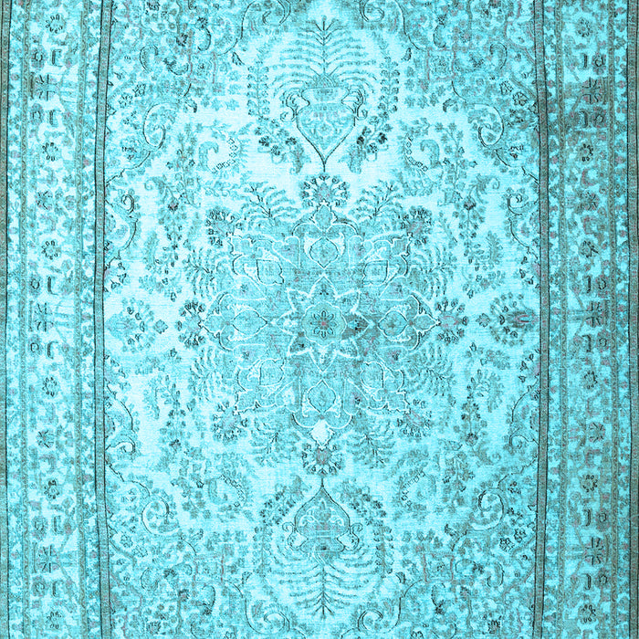 Machine Washable Persian Light Blue Traditional Rug, wshtr1789lblu
