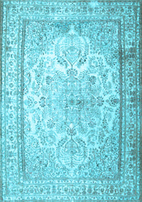 Persian Light Blue Traditional Rug, tr1789lblu