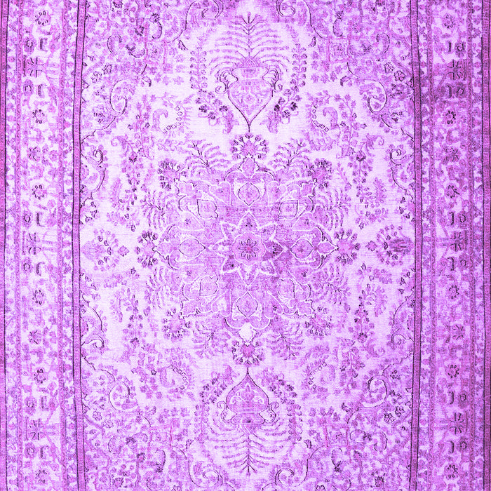 Machine Washable Persian Purple Traditional Area Rugs, wshtr1789pur