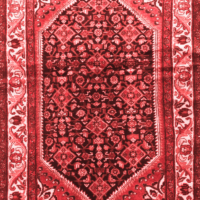Machine Washable Persian Red Traditional Rug, wshtr178red