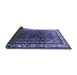 Sideview of Persian Blue Traditional Rug, tr178blu