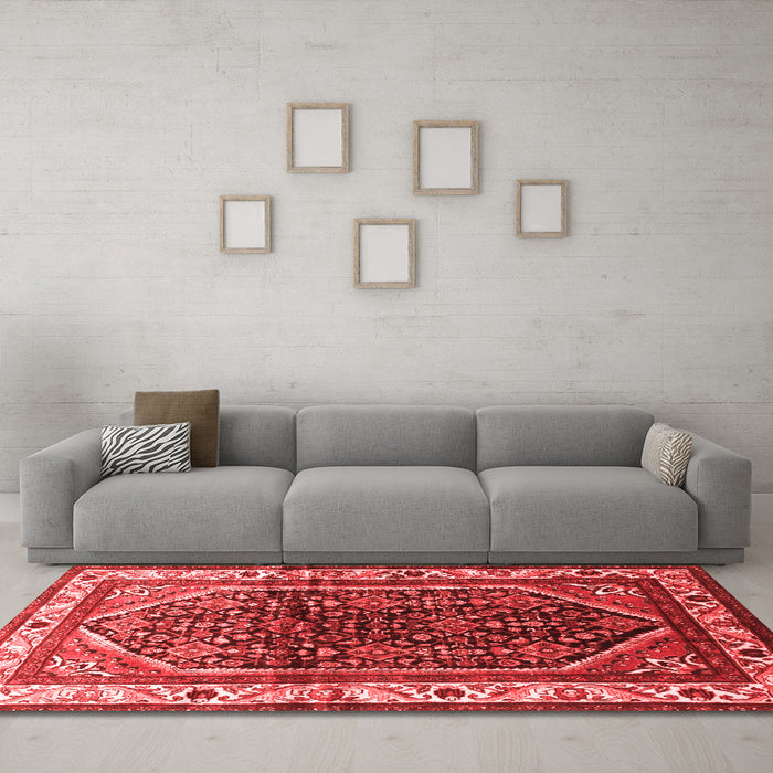 Traditional Red Washable Rugs