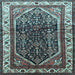 Square Persian Light Blue Traditional Rug, tr178lblu