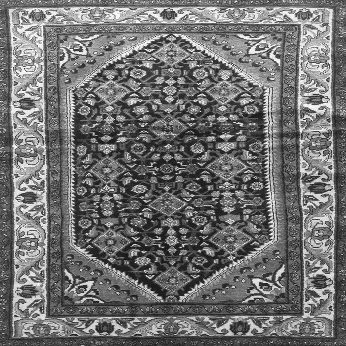 Serging Thickness of Persian Gray Traditional Rug, tr178gry