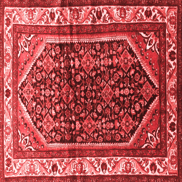 Machine Washable Persian Red Traditional Rug, wshtr178red