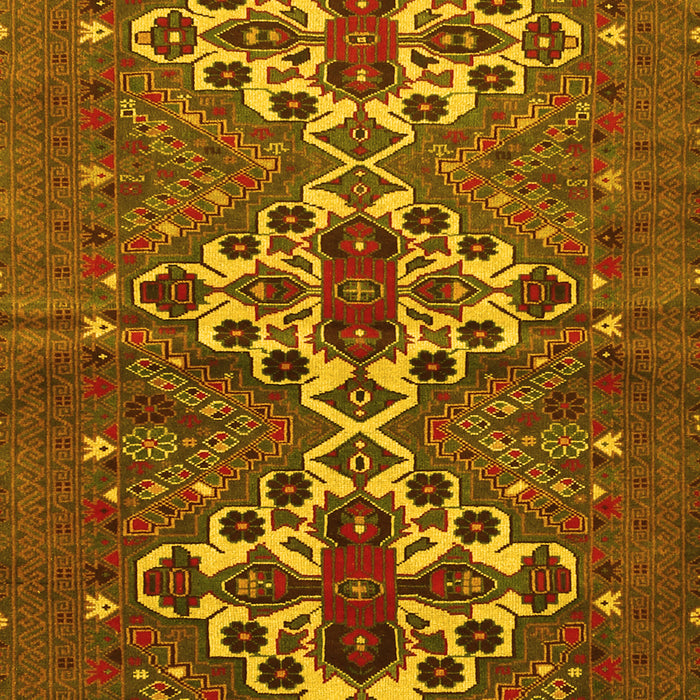 Machine Washable Persian Yellow Traditional Rug, wshtr1790yw