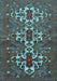 Machine Washable Persian Light Blue Traditional Rug, wshtr1790lblu