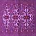 Square Machine Washable Persian Purple Traditional Area Rugs, wshtr1790pur