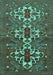 Persian Turquoise Traditional Rug, tr1790turq