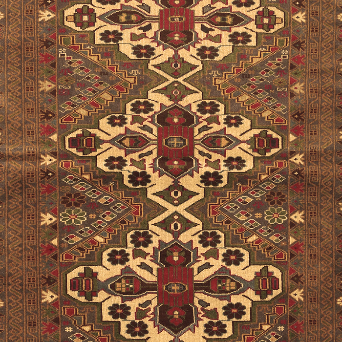 Machine Washable Persian Brown Traditional Rug, wshtr1790brn