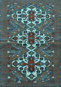 Persian Light Blue Traditional Rug, tr1790lblu