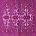 Square Persian Pink Traditional Rug, tr1790pnk