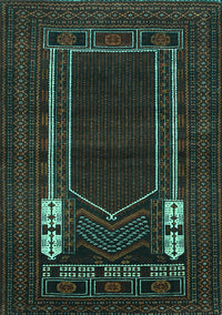 Persian Turquoise Traditional Rug, tr1791turq