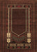 Persian Brown Traditional Rug, tr1791brn