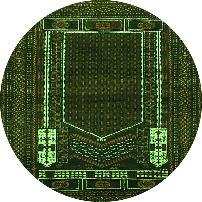 Machine Washable Persian Green Traditional Area Rugs, wshtr1791grn