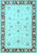 Persian Light Blue Traditional Rug, tr1792lblu