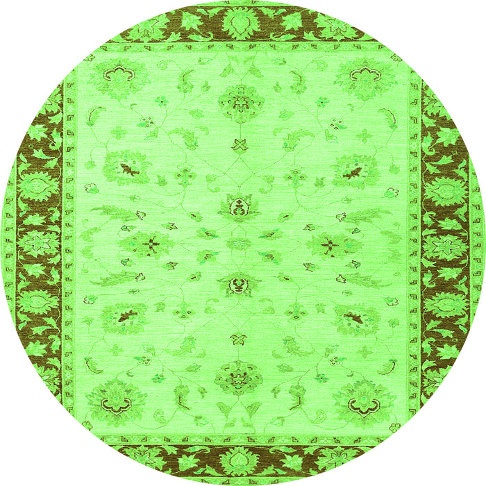 Machine Washable Persian Green Traditional Area Rugs, wshtr1792grn