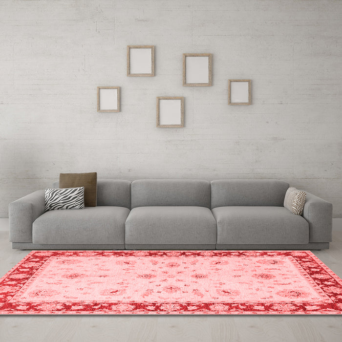 Traditional Red Washable Rugs
