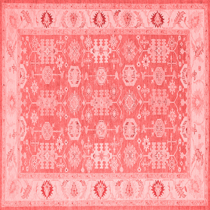 Machine Washable Persian Red Traditional Rug, wshtr1793red
