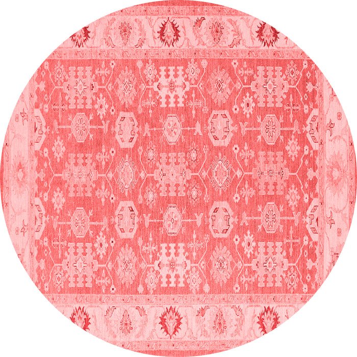 Machine Washable Persian Red Traditional Rug, wshtr1793red