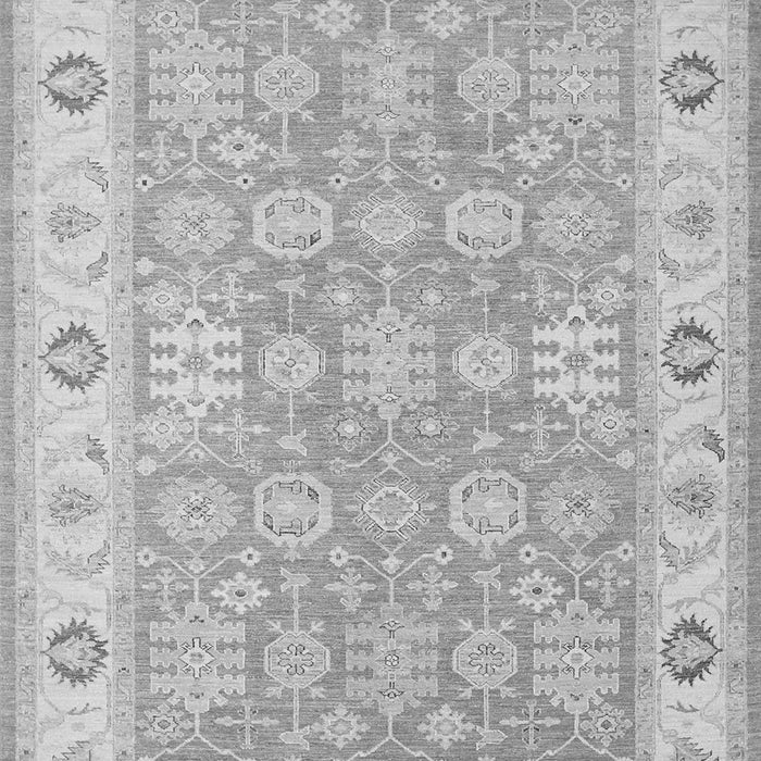 Serging Thickness of Machine Washable Persian Gray Traditional Rug, wshtr1793gry