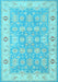 Machine Washable Persian Light Blue Traditional Rug, wshtr1793lblu