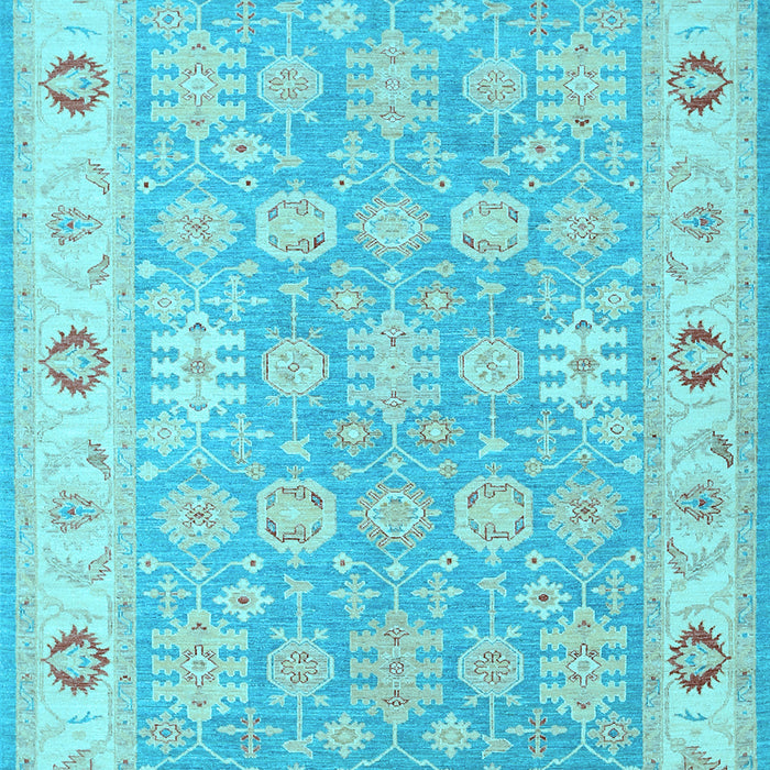 Machine Washable Persian Light Blue Traditional Rug, wshtr1793lblu