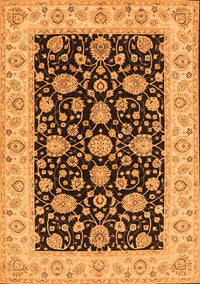 Oriental Orange Traditional Rug, tr1794org