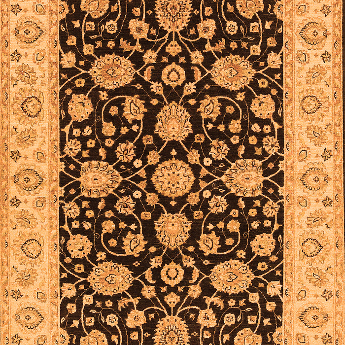 Oriental Orange Traditional Rug, tr1794org