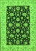 Oriental Green Traditional Rug, tr1794grn
