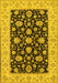 Oriental Yellow Traditional Rug, tr1794yw