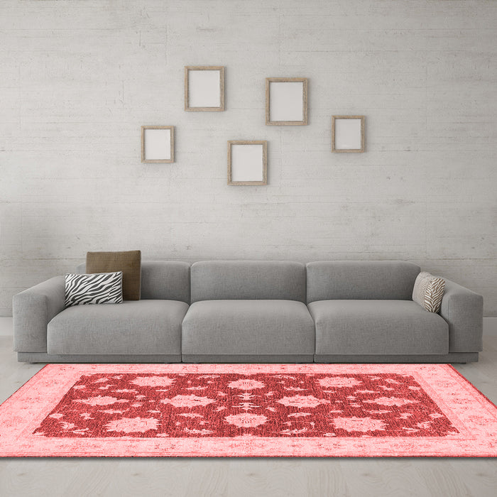 Traditional Red Washable Rugs