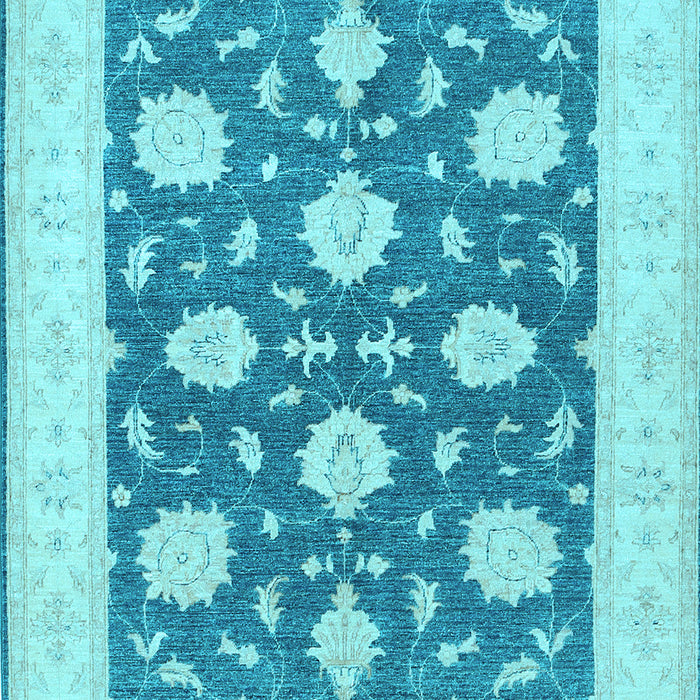 Machine Washable Oriental Light Blue Traditional Rug, wshtr1795lblu