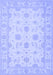 Machine Washable Oriental Blue Traditional Rug, wshtr1796blu