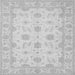 Serging Thickness of Oriental Gray Traditional Rug, tr1796gry