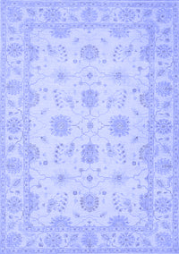 Oriental Blue Traditional Rug, tr1796blu