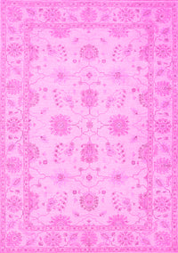 Oriental Pink Traditional Rug, tr1796pnk