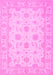 Oriental Pink Traditional Rug, tr1796pnk