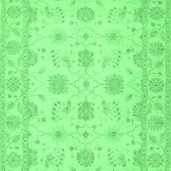 Oriental Emerald Green Traditional Rug, tr1796emgrn
