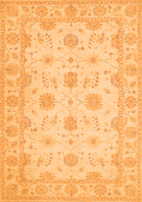 Oriental Orange Traditional Rug, tr1796org