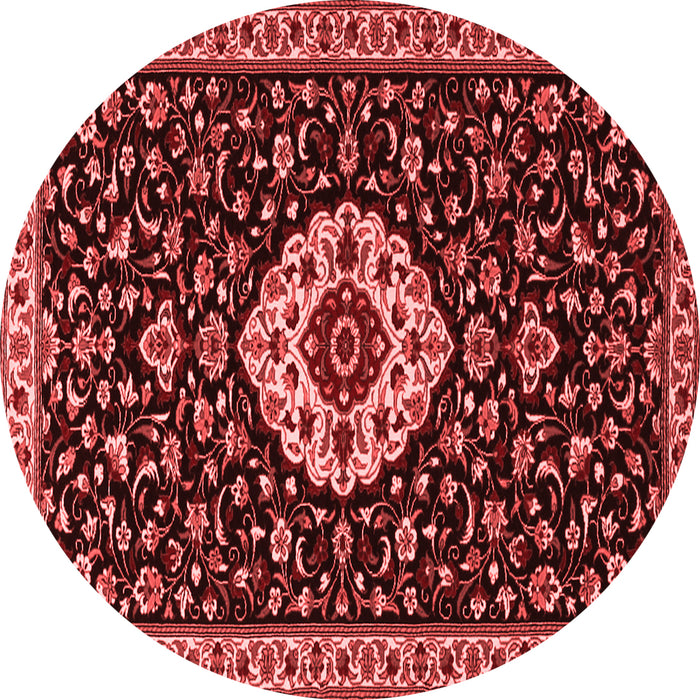 Medallion Red Traditional Rug, tr1797red