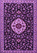 Medallion Purple Traditional Rug, tr1797pur